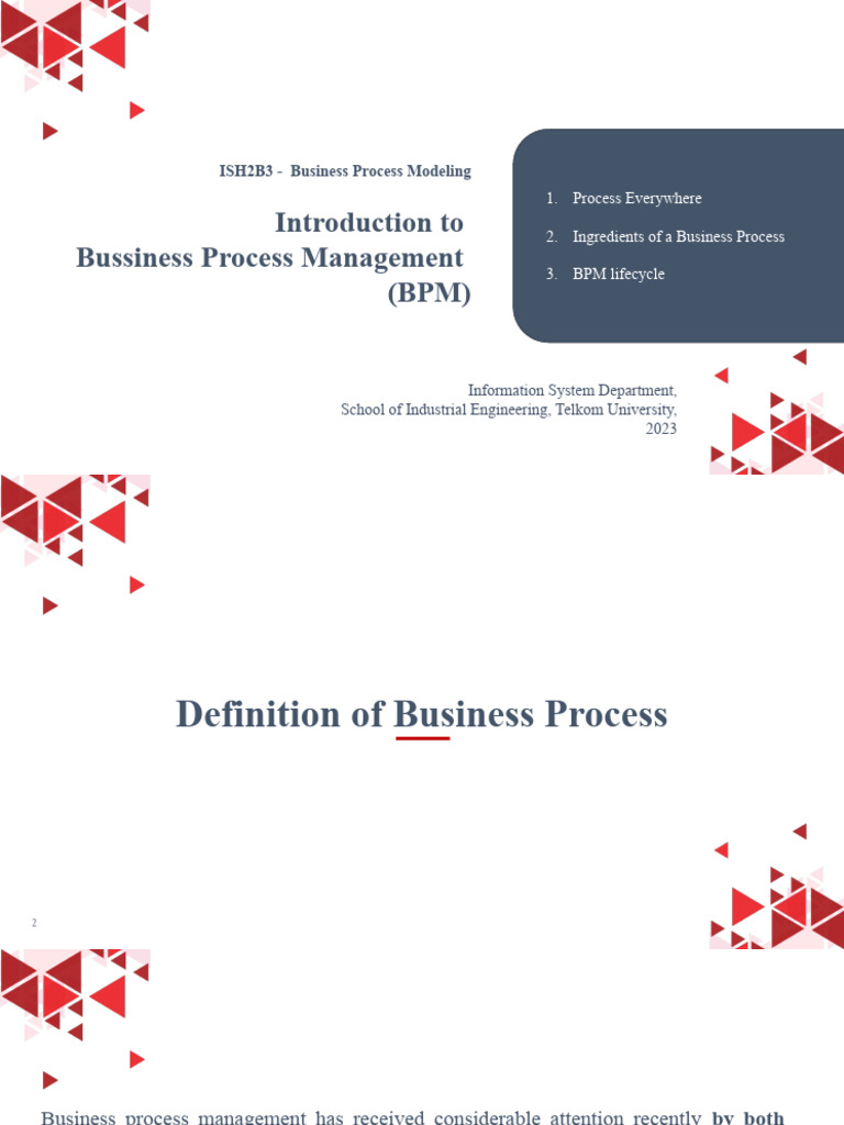 Introduction to Business Process Management | PDF | Business Process ...