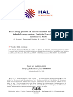 Fracturing Process of Micro-Concrete Under Uniaxial and Triaxial Compression: Insights From In-Situ X-Ray Mechanical Tests