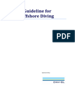 Guideline For Offshore Diving