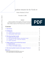 Heat Kernel Gradient Estimates For The Vicsek Set: Fabrice Baudoin, Li Chen