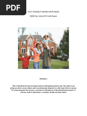 DO IT YOURSELF CREDIT REPAIR