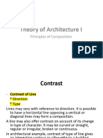 Theory of Architecture I Lecture C