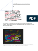 Usar Los Estilos Anidados de InDesign para Colorear Los Textos