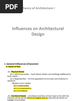 Theory of Architecture I Lecture D