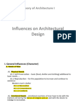 Theory of Architecture I Lecture D
