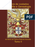 Arvore de Costados Biografia e Genealogia de Maria de Fatima Esteves Azevedo tomo II