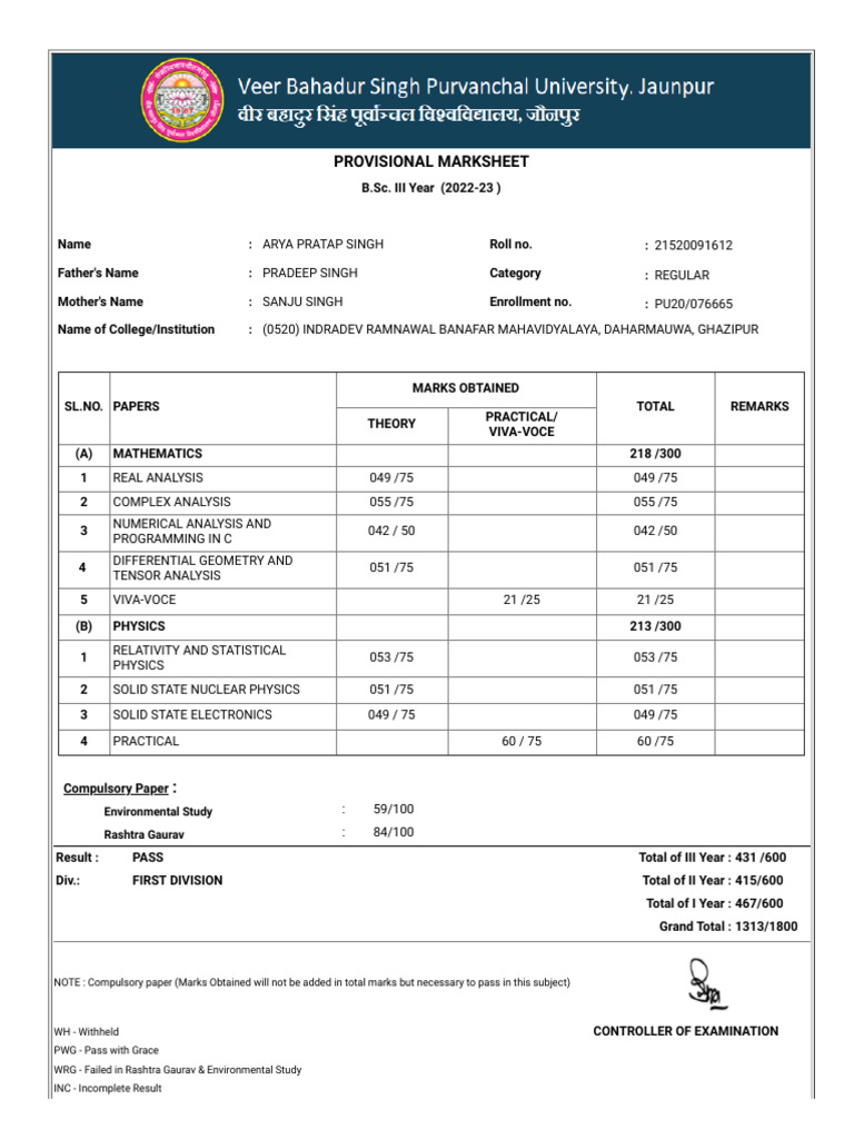 Result Graduation 3rd Year | PDF | Mathematical Analysis | Geometry