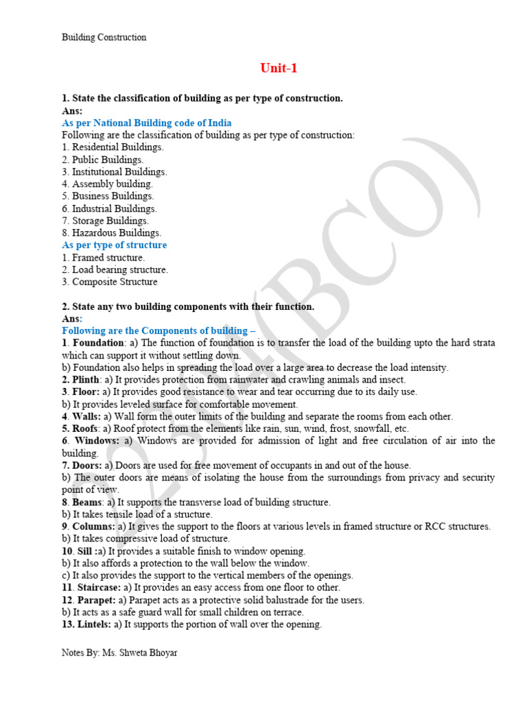 Building Construction Fundamentals | PDF | Stairs | Masonry