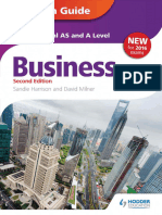 Cambridge International As and A Level Business Studies Revision Guide Second Edition