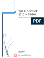 The Floods of 2010 in Sindh