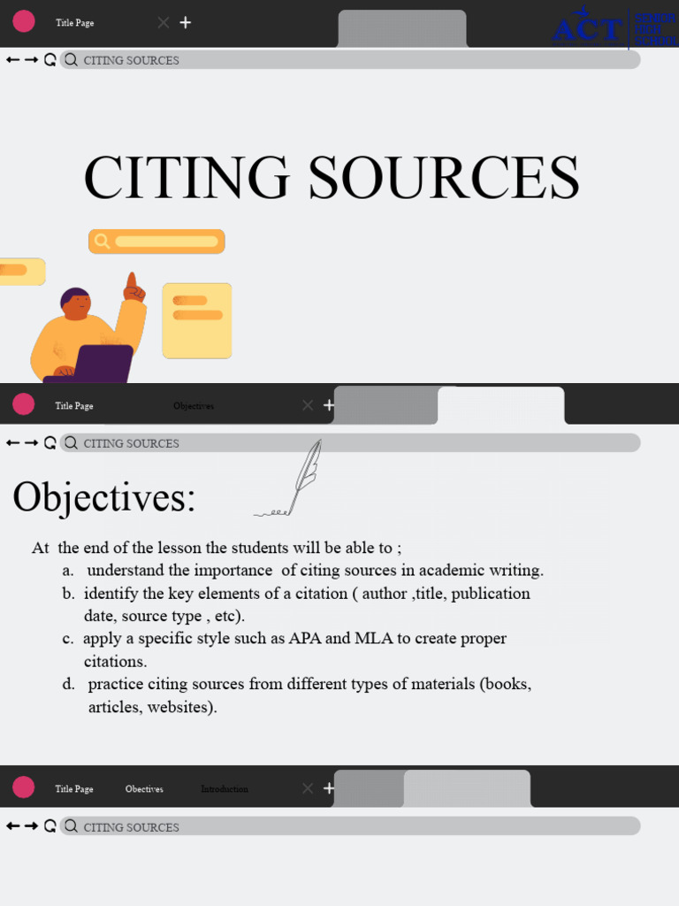 Citing Sources | Download Free PDF | Citation | Apa Style