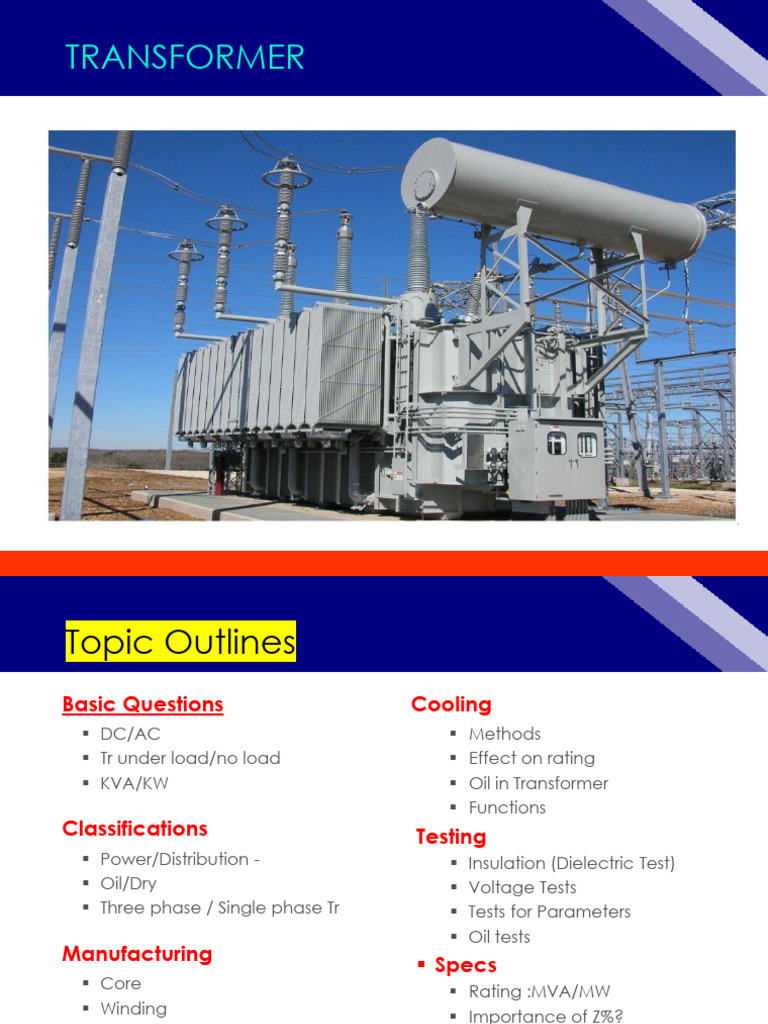 Dr.Gilany Slides (7) Transformers PDF Transformer Electric