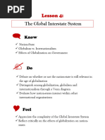 Lesson 4 Module (The Global Inter-State System) Z