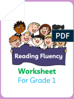 Free Reading Fluency Worksheets 5