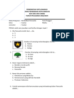 Soal SAS Pendidikan Pancasila 1