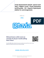 Stuvia 824457 Ib Chemistry Internal Assessment 2224