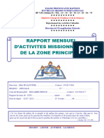 Rapport de Zone Principale Juin 23