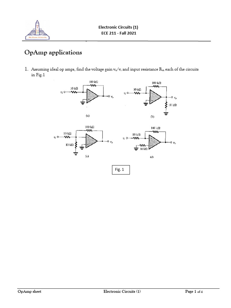 Sheet PDF Operational Amplifier Engineering