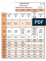 First Trimester Examination Schedule 7-12 Updated