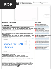 64 ABB Interview Questions Answers