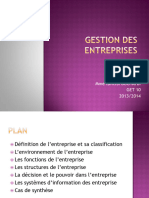 Gestion des entreprises CH 1et2