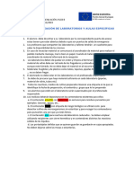 Normas de Utilización de Laboratorios y Aulas Específicas Práctica 0