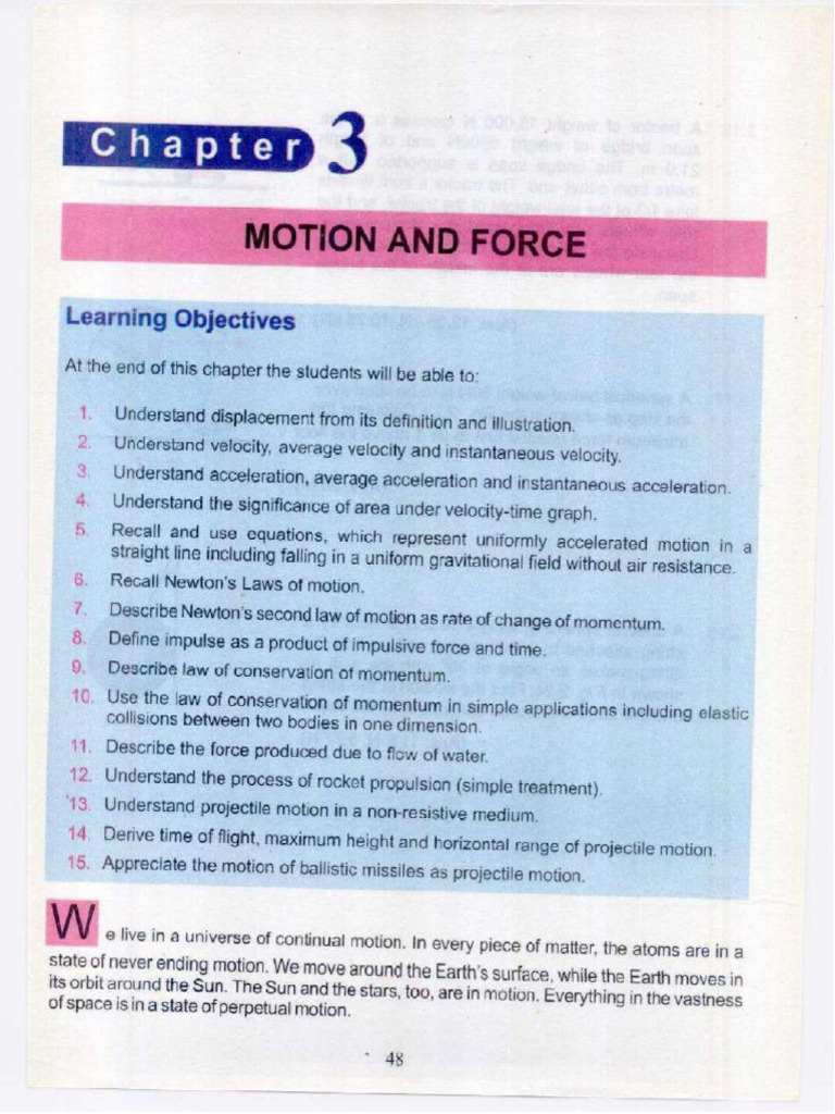 11th physics book ptb ch3 pdf
