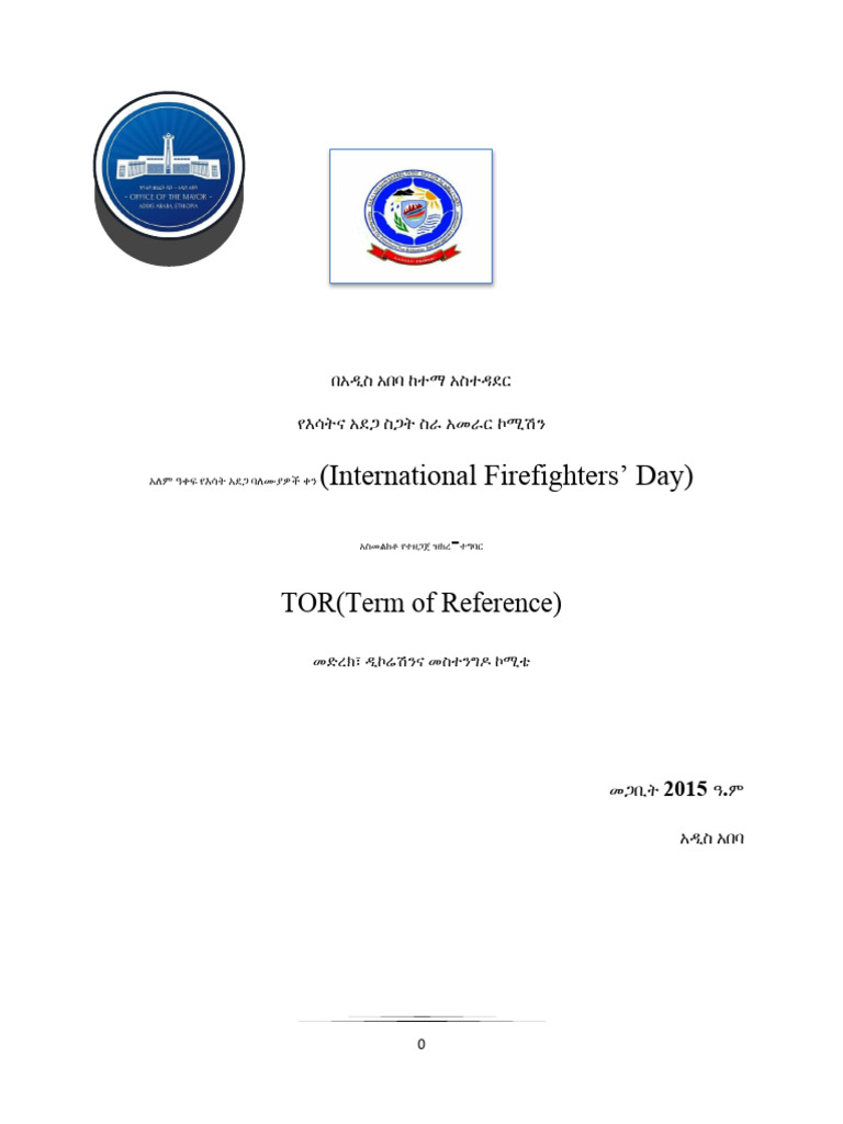 TOR For International Firefighters Final | PDF