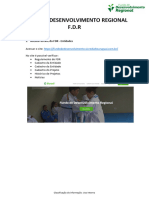 Manual Entidade - Cadastro Fundo de Desenvolvimento Regional
