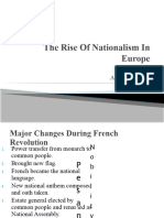 The Rise of Nationalism in Europe