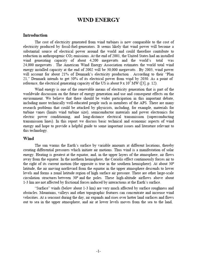 Wind Energy Pdf Notes – Wind Power Stannescet – BRJQ
