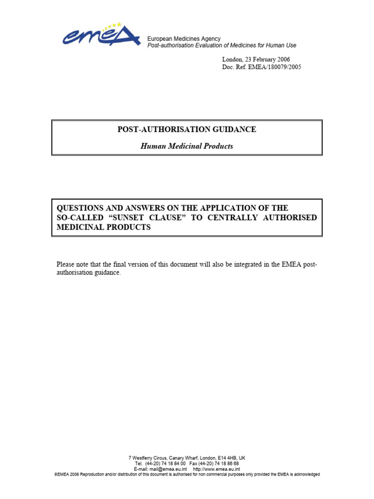 Sunset Clause: Request For Public Health Exemption – FJVAY