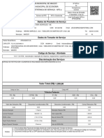 Dados Do Prestador de Serviço: Data e Hora de Emissão 17/02/2023 17:54:16 Cod Verificação NFS-e Ypyecipzk