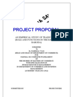 Project Proposal: An Empirical Study of Trade Union (Role and Functions in The Bank of Baroda)