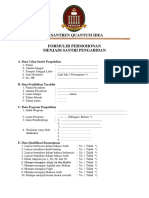 Pesantren Quantum Idea: A. Data Calon Santri Pengabdian