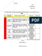 Evidenta Exercitiilor de Evacuare in Anul 2023