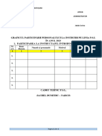 Graficul Participarii La Instruiri, Exercitii Si Incendii in Anul 2023