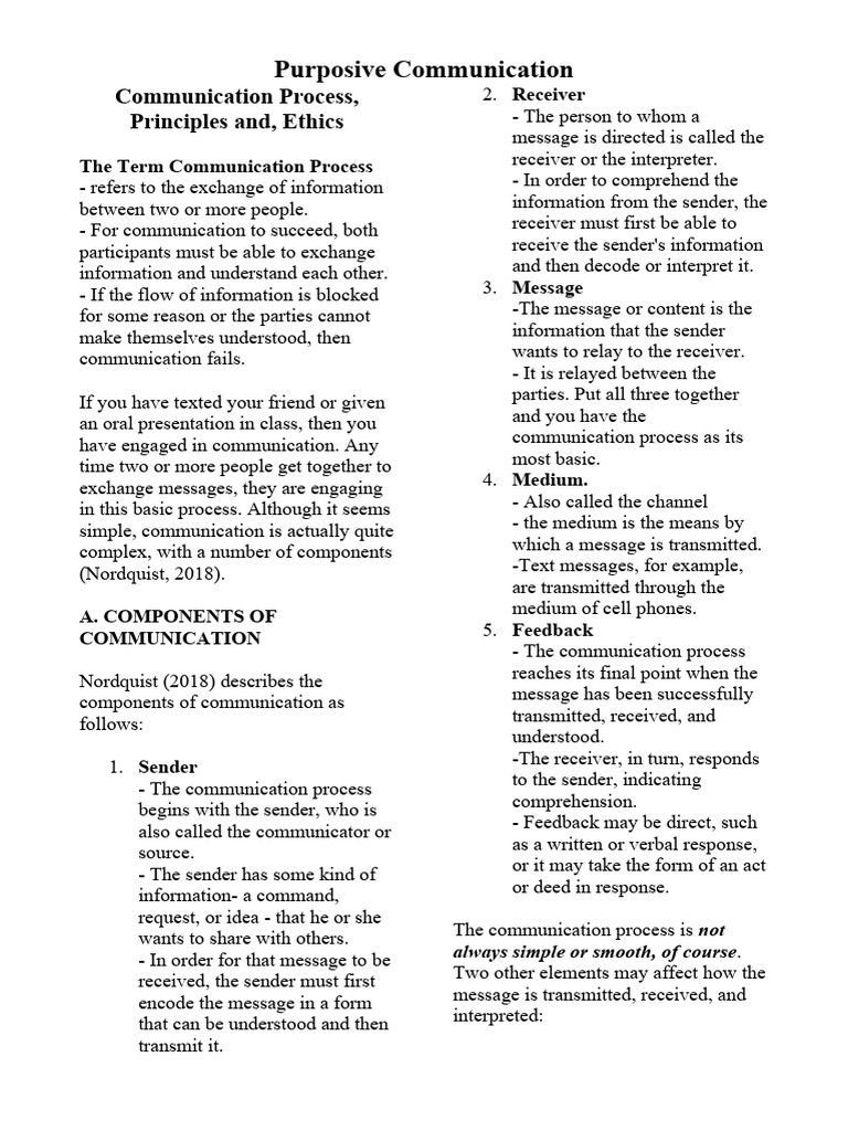 Purposive Communication | PDF | Communication | Globalization