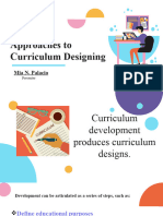 Approaches To Curriculum Designing