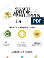 Penalties For Drug Users in The Philippines