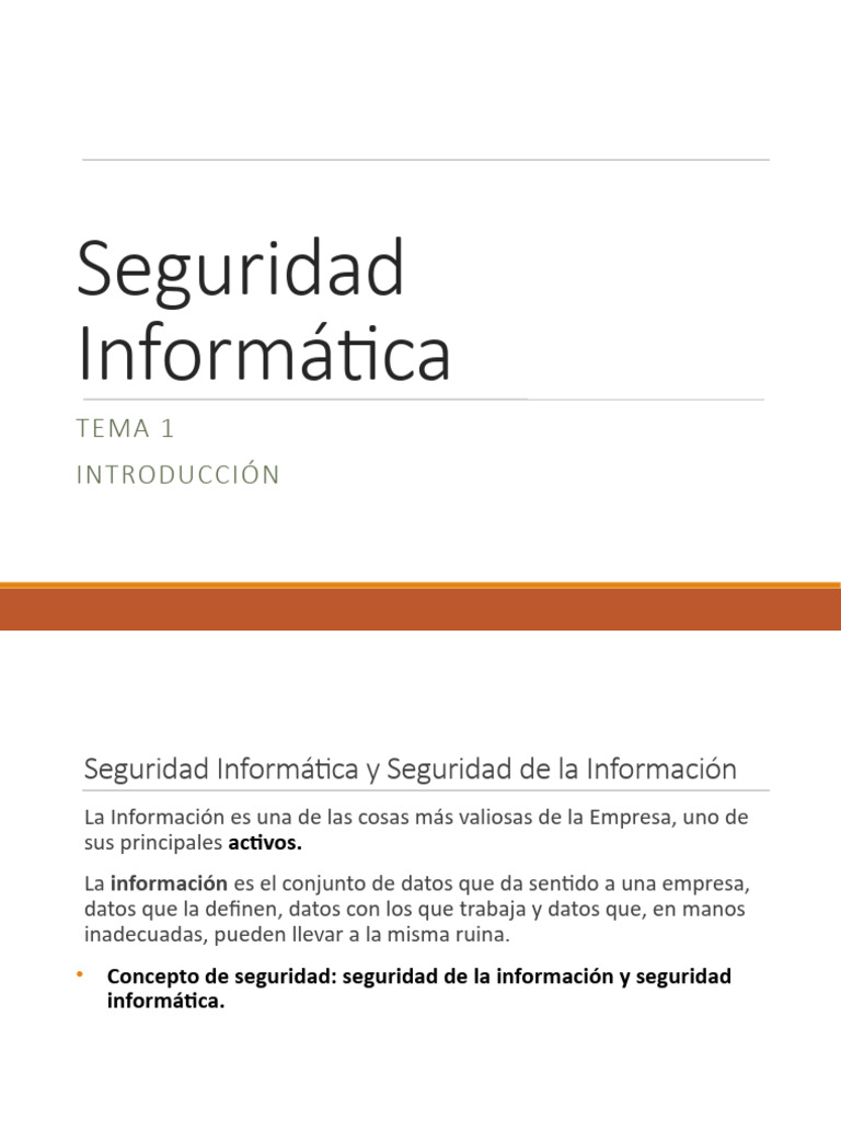 Fundamentos de Seguridad Informática | PDF | La seguridad informática ...