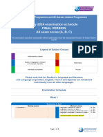 IB May 2024 Exam Schedule