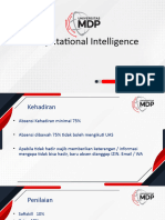 P1. Computational Intelligence