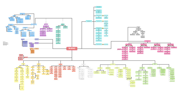 BURNS Concept Map | PDF | Burn | Injury