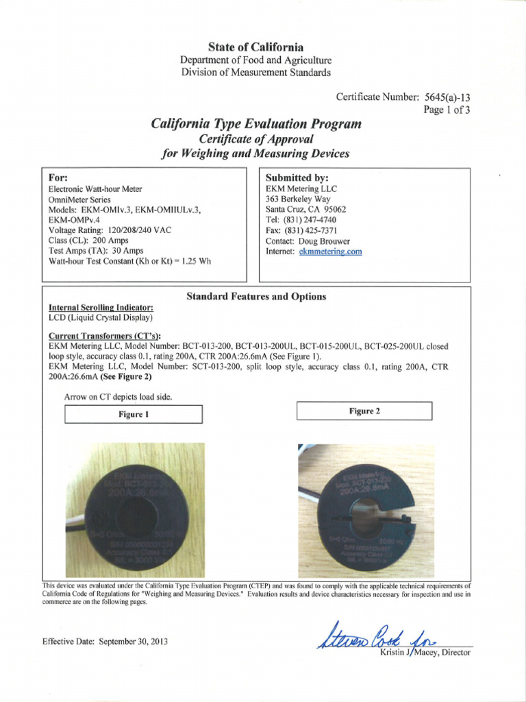 California Type Approval | PDF