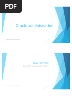 Administration Oracle Master Finish