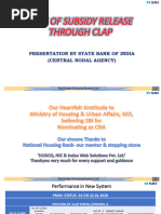 SBI Experience Sharing On Ease of Subsidy Released Through CLAP