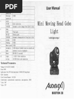DMX512 Mini Floodlight Functions | PDF | Color | Lighting