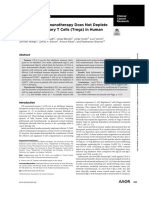 Anti-CTLA-4 Immunotherapy Does Not Deplete FOXP3þ Regulatory T Cells (Tregs) in Human Cancers