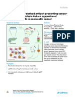 2022 - Mesothelial Cell-Derived Fibroblastsregulatory T Cells in Pancreatic Cancer